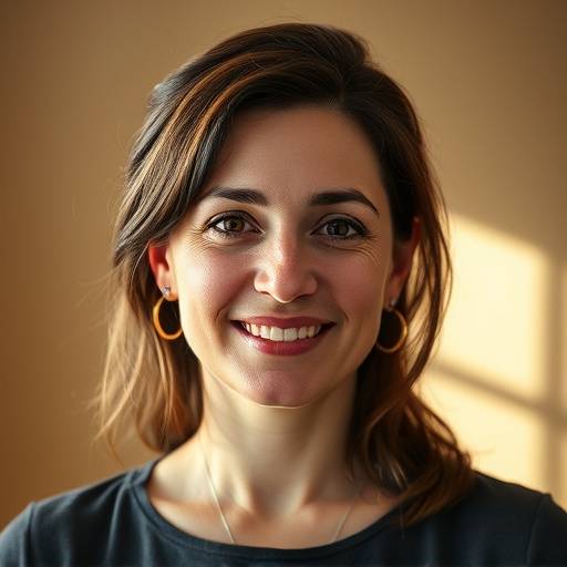 Foto da professora Mariana Alves, especialista em ensino de português para estrangeiros.