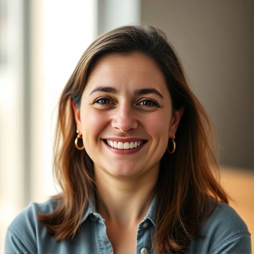 Foto de Maria Oliveira, aluna elogiando a Diction Cursos.