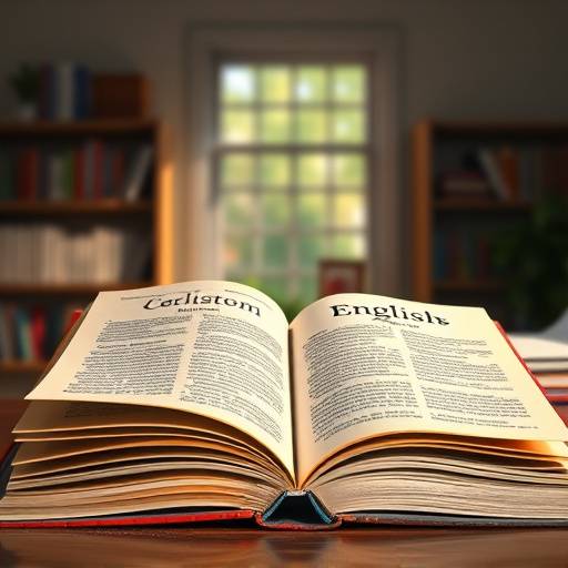 Livros de inglês abertos, representando um curso de inglês completo.